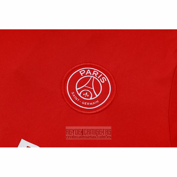 Chandal del Paris Saint-Germain Jordan Manga Corta 2024-2025 Rojo - Pantalon Corto